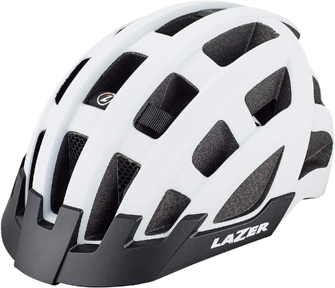 Fahrradhelm LAZER Compact DLX weiß Fahrradhelm LAZER Compact DLX weiß