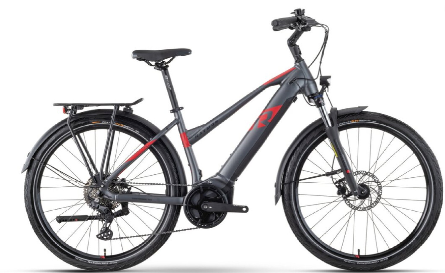 TourRay E 6.0 Raymon 630Wh Red XS TRAPEZ