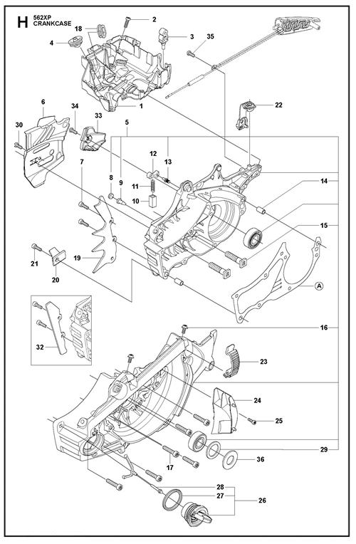 555-560XP(G)-562XP(G)   [562XPG] KURBELGEHAEUSE