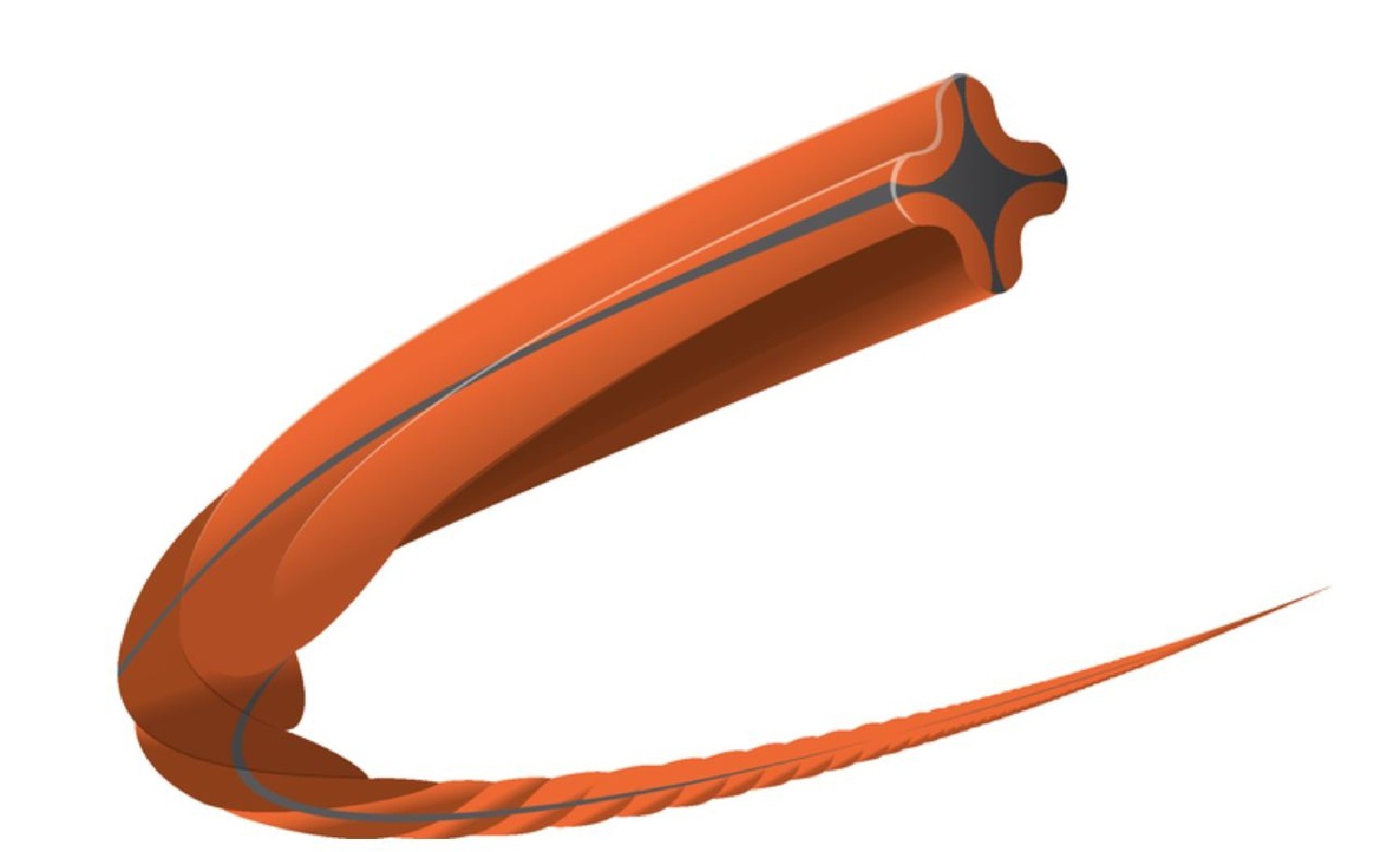 MÄHFADEN WHISPER-TWIST 3,0MM 48 M