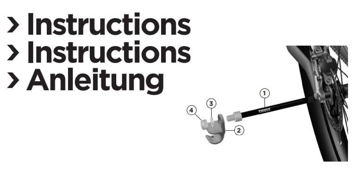 Steckachse Thule ThruAxle 12x1,5 172-178