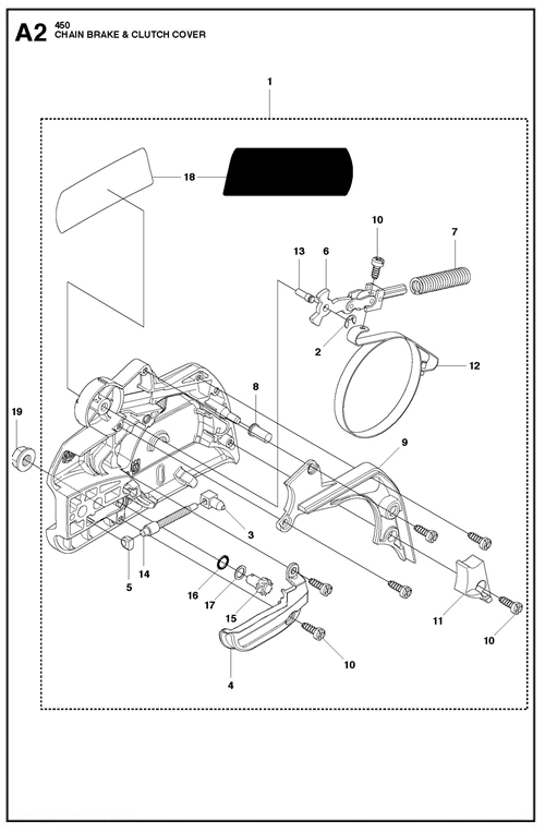 445-450   [450] KETTENBREMSE+KUPPLUNGSDECKEL