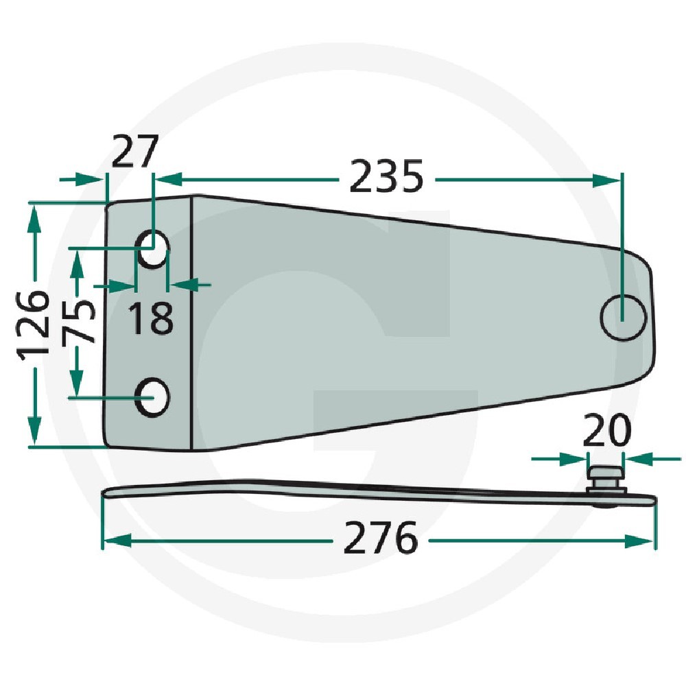 Messerhalter GRANIT pf. PZ