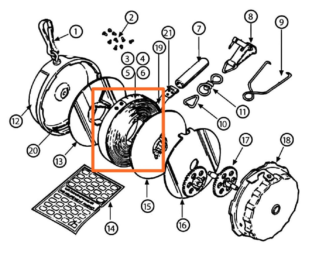 ERSATZMASSBAND 15M Husqvarna o. Haken