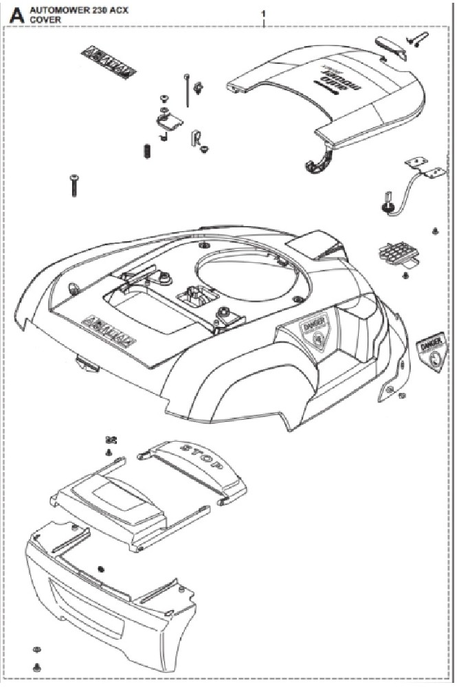 GEHÄUSE 230ACX KPL.