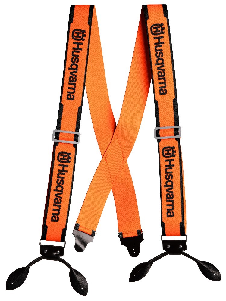 HOSENTRÄGER m.LEDERSCHLAUFEN HUSQVARNA