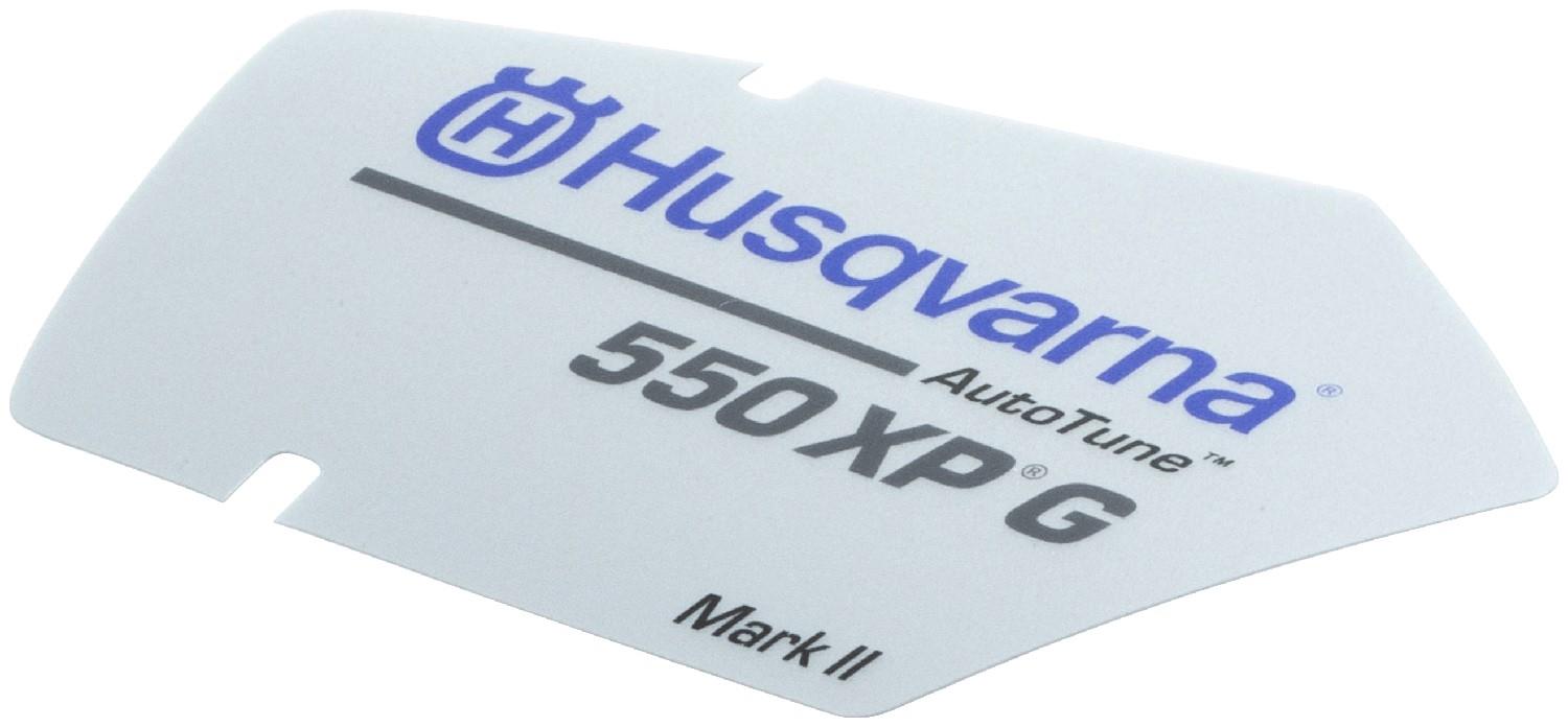 Aufkleber 550XPGII Starterdeckel