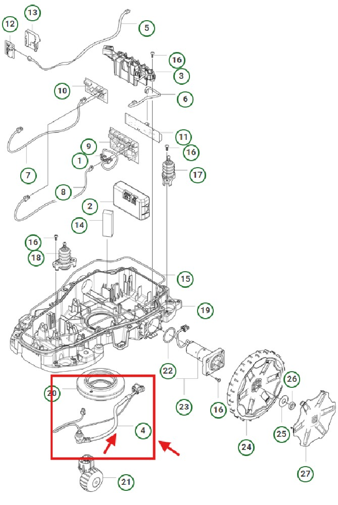 VERKABELUNG L=730