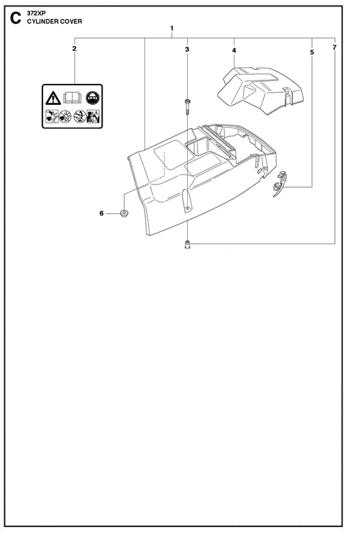 365-372XP(G)   [372XPG] ZYLINDERDECKEL