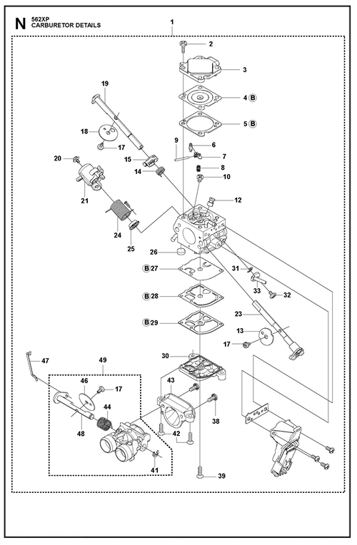 555-560XP(G)-562XP(G)   [562XPG] VERGASERTEILE
