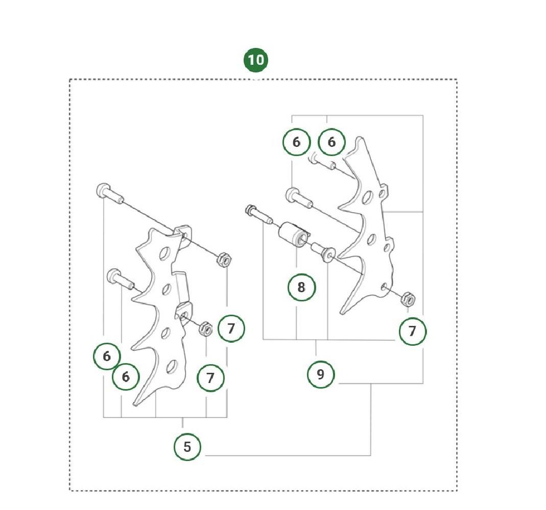 KRALLENANSCHLAG KIT 564XP innen/außen