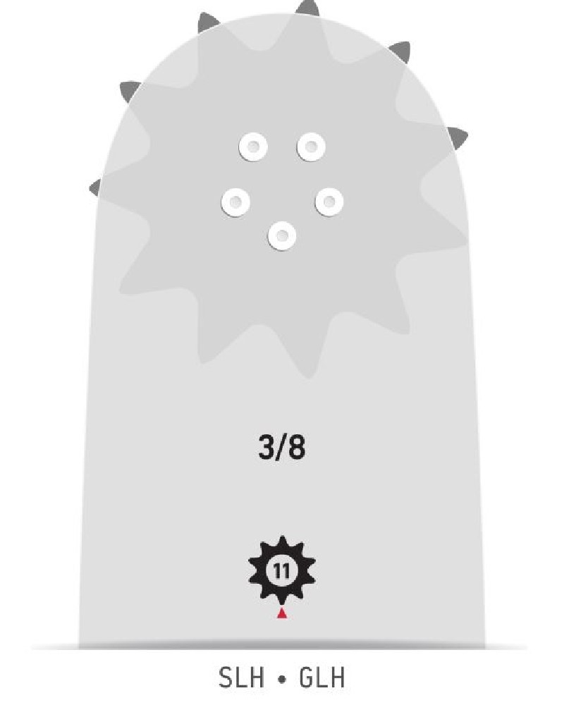 FÜHRUNGSSCHIENE 3/8 38cm klein OREGON