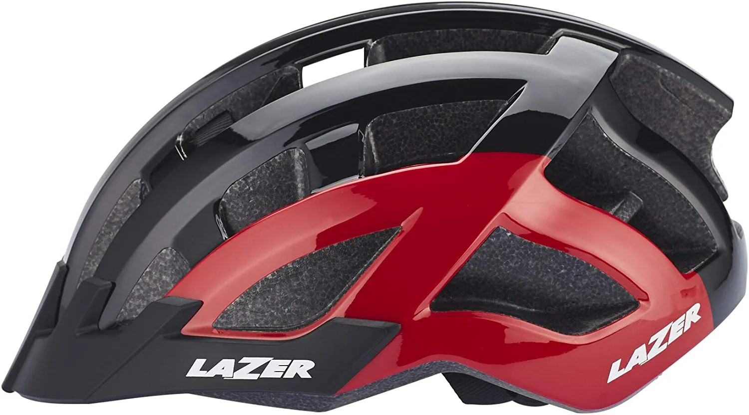 Fahrradhelm LAZER Compact DLX black/red Fahrradhelm LAZER Compact DLX black/red