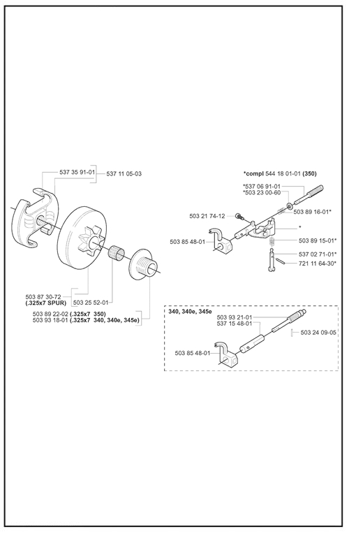 340-345-350   [350] KUPPLUNG+OELPUMPE