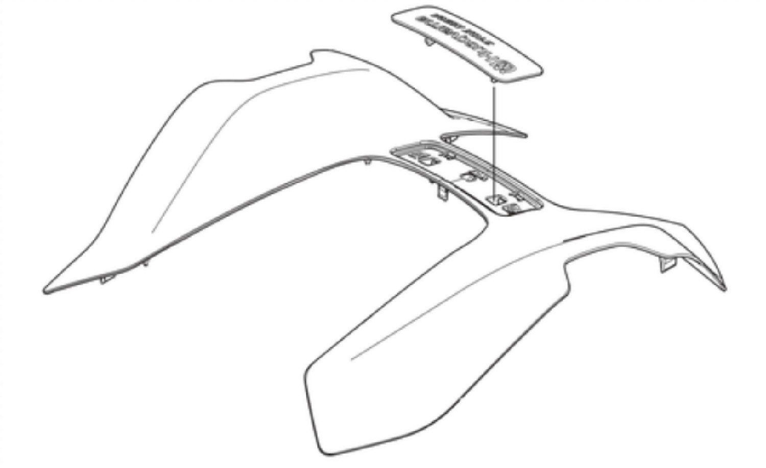 ABDECKUNG 310 OBEN, KPL.