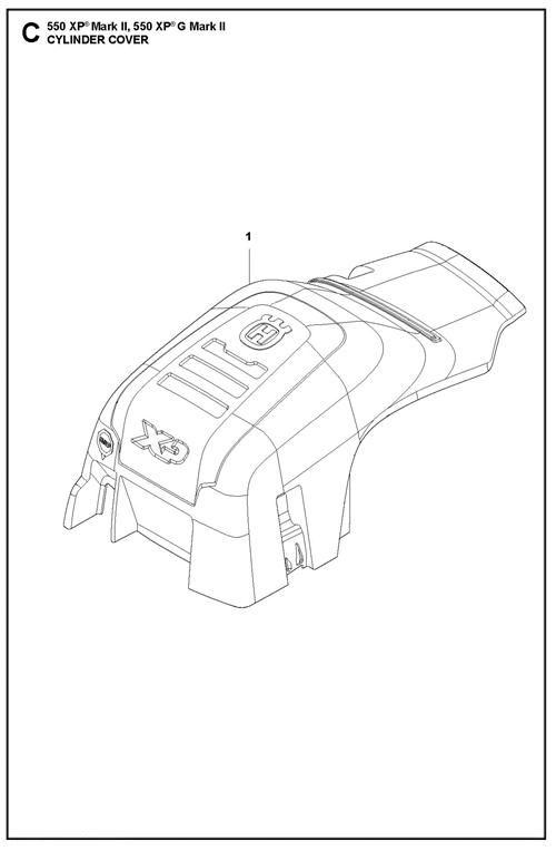 545II-550XP(G)II   (550XPGII) ZYLINDERDECKEL
