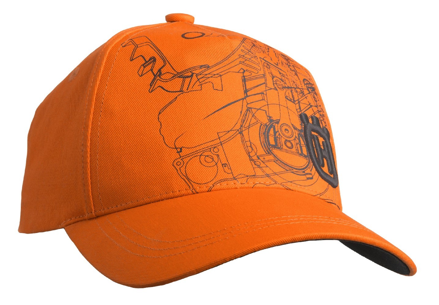 Kappe Sägenmotiv HQV Xplorer orange