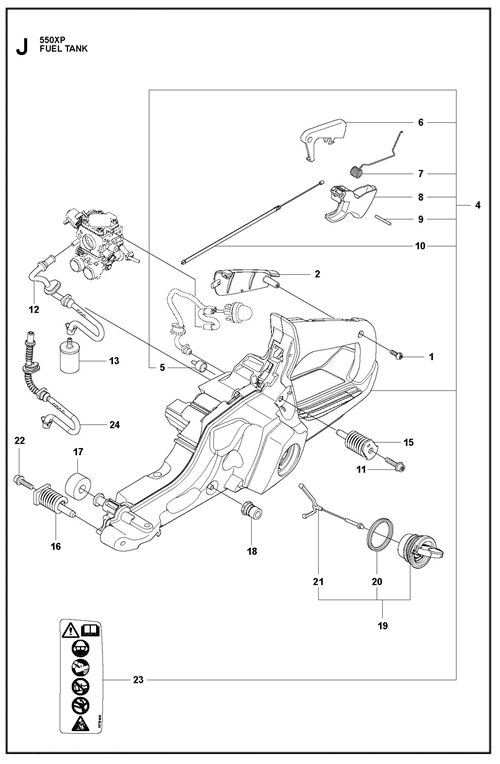 545-550XP(G)   [550XPG] KRAFTSTOFFTANK