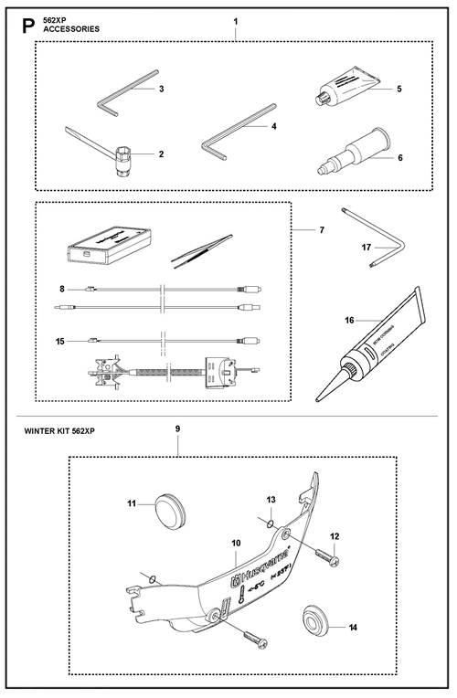 555-560XP(G)-562XP(G)   [562XPG] ZUBEHOER