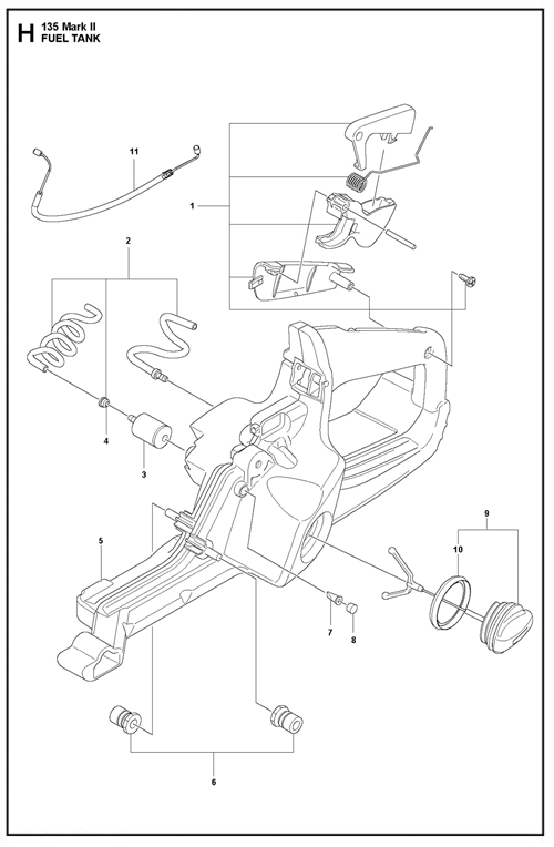 130-135II   [135II] KRAFTSTOFFTANK