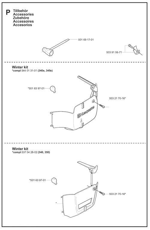 340-345-350   [350] ZUBEHOER