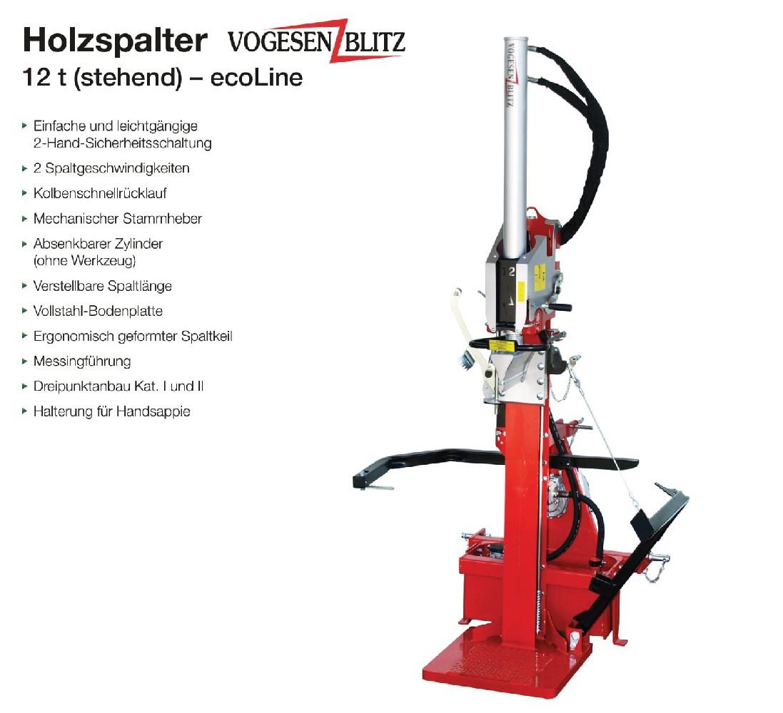 Holzspalter VPF12 Vogesenblitz ZW Holzspalter VPF12 Vogesenblitz ZW
