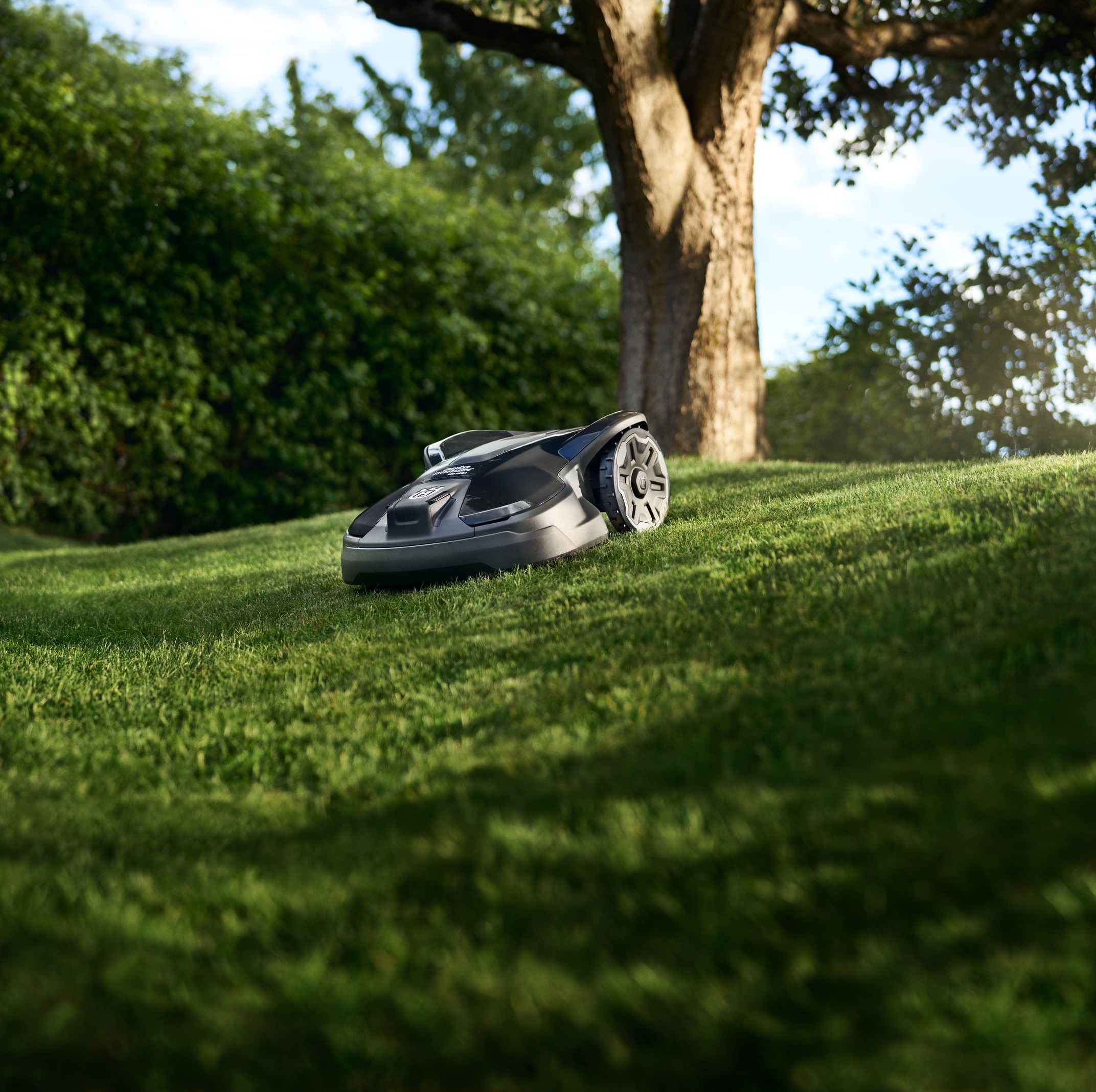 Der Automower 320 Nera Husqvarna im Einsatz