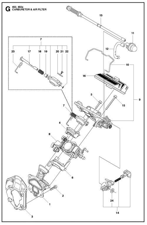445-450   [450] VERGASER+LUFTFILTER