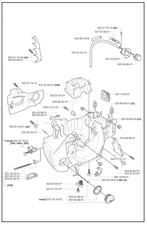 340-345-350   [350] KURBELGEHAEUSE
