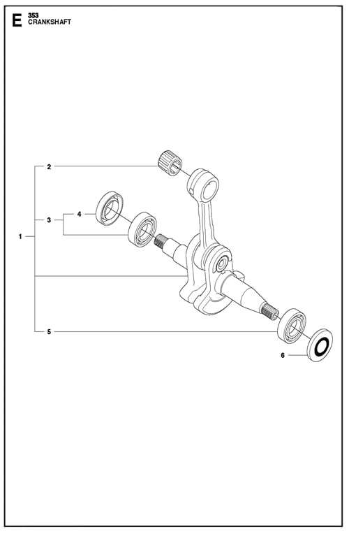 346XP(G)-353(G)-KURBELWELLE