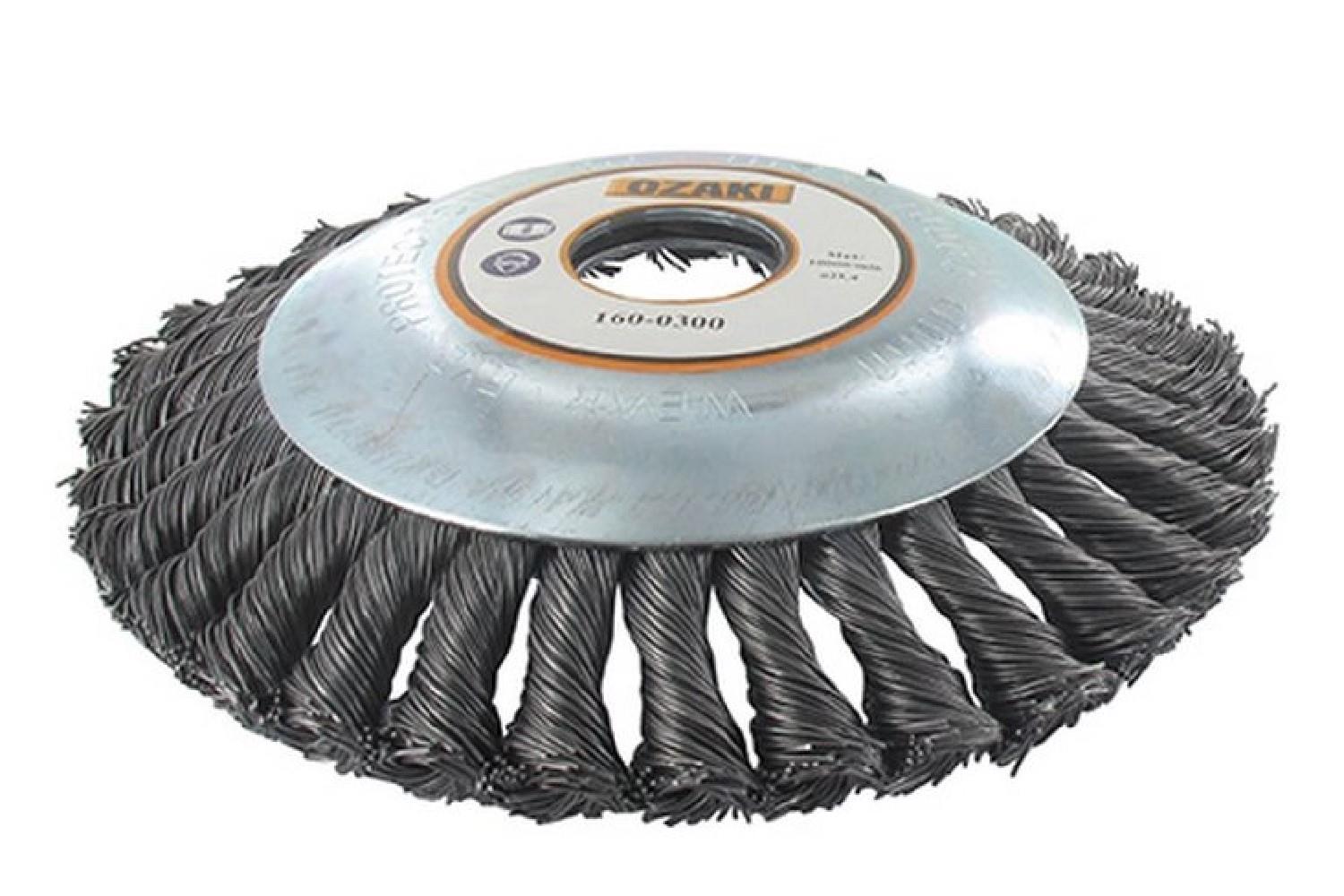 WILDKRAUTBÜRSTE 150mm 20/25,4 gezopft WILDKRAUTBÜRSTE 150mm 20/25,4 gezopft