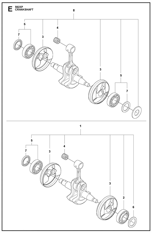 555-560XP(G)-562XP(G)   [562XPG] KURBELWELLE