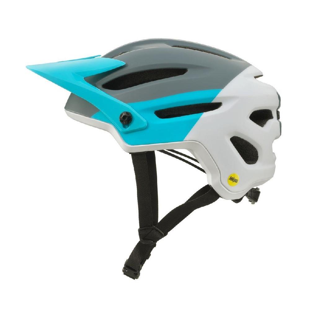 4forty MIPS Helm weiß/grau Gr.S 52-56