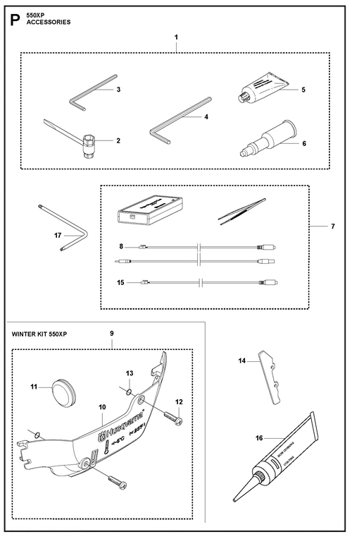 545-550XP(G)   [550XPG] ZUBEHOER