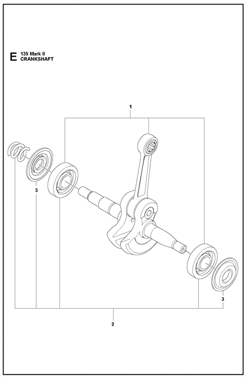 130-135II   [135II] KURBELWELLE