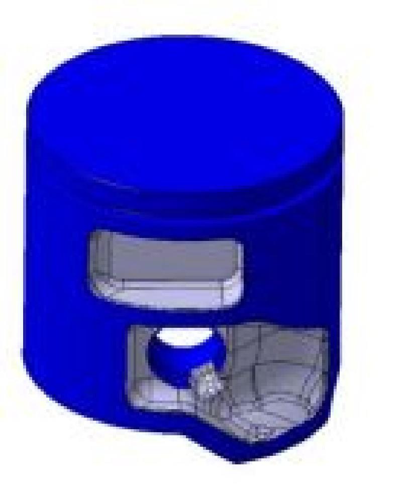 Zylinder mit Kolben komplett f. 560XP