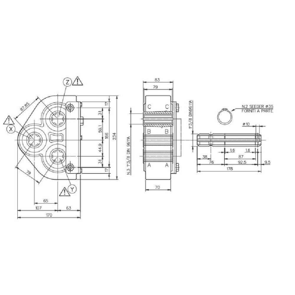 GETRIEBE IMR1 Multifunktion Bondioli