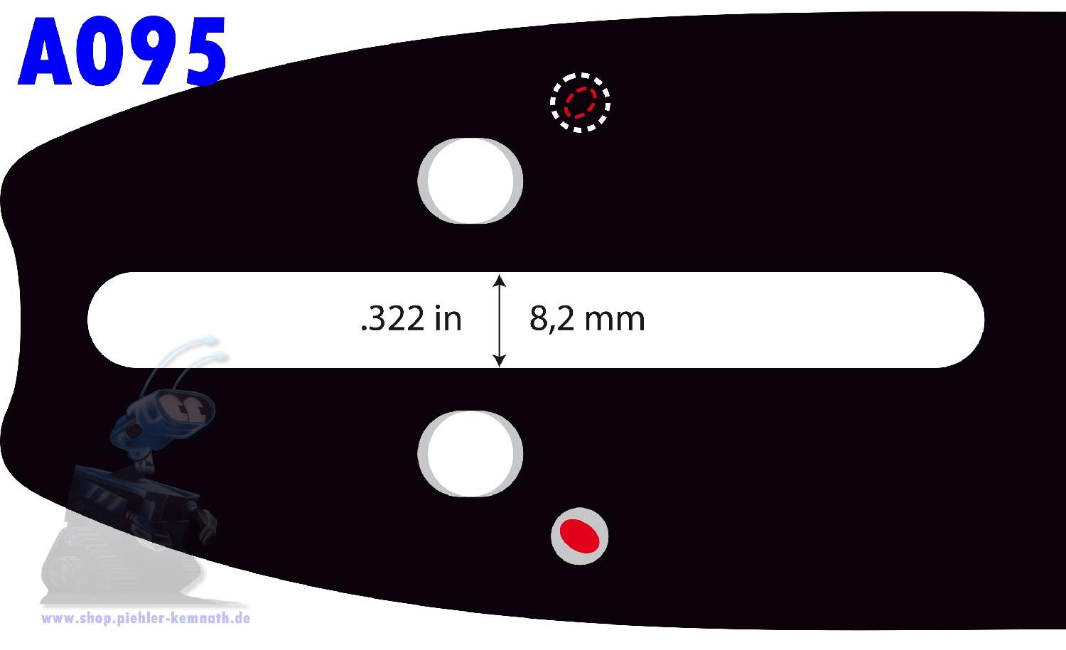 FÜHRUNGSSCHIENE 3/8mi 1,3 36cm Orego/Hus FÜHRUNGSSCHIENE 3/8mi 1,3 36cm Orego/Hus