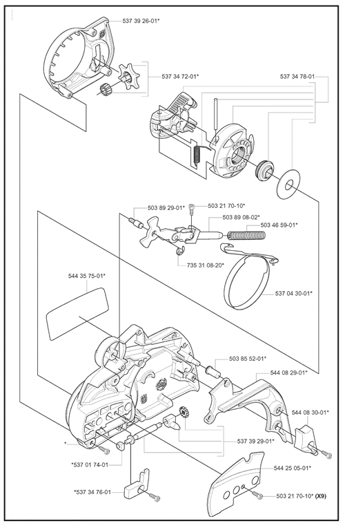340-345-350   [350] KUPPLUNGSDECKEL
