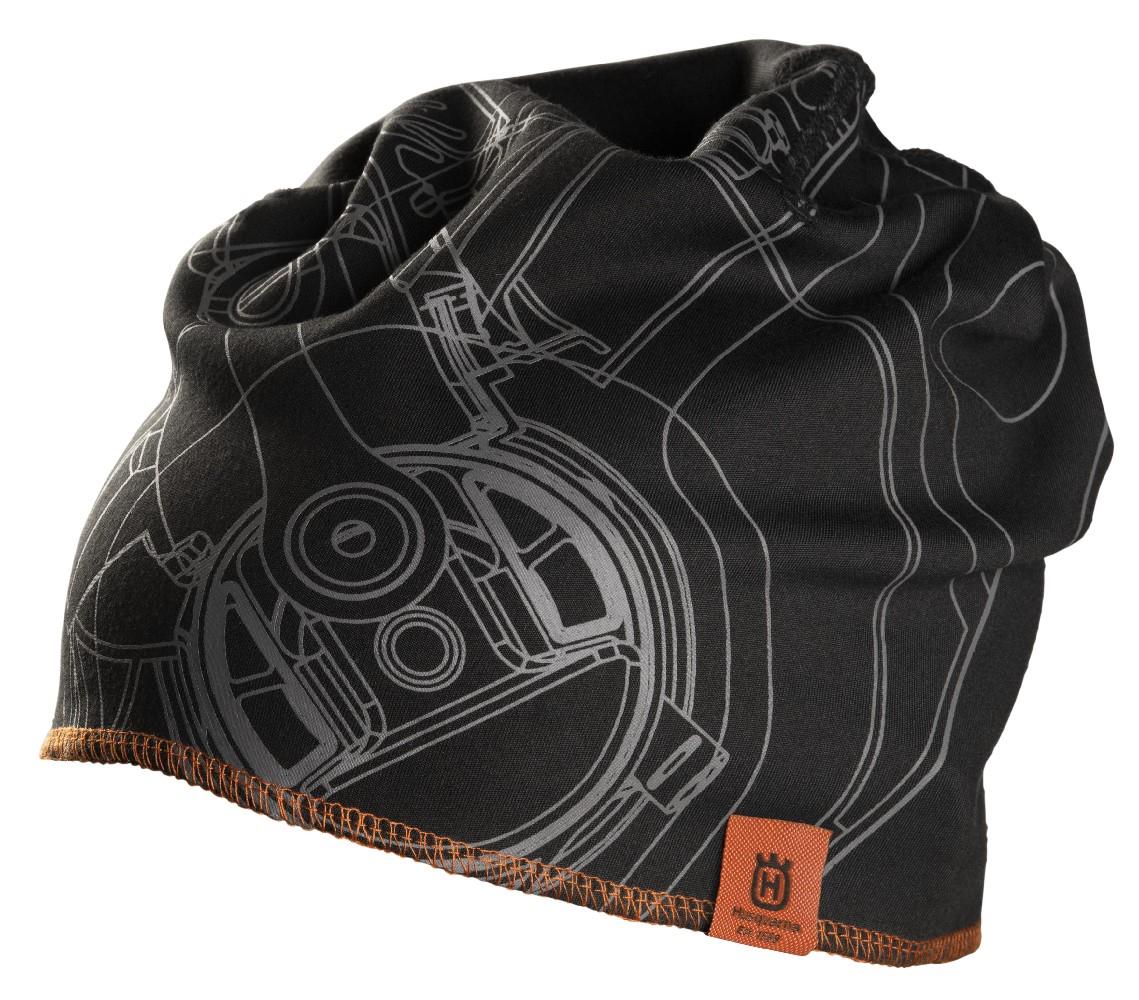 Beanie Sägenmotiv HQV Xplorer schwarz Beanie Sägenmotiv HQV Xplorer schwarz
