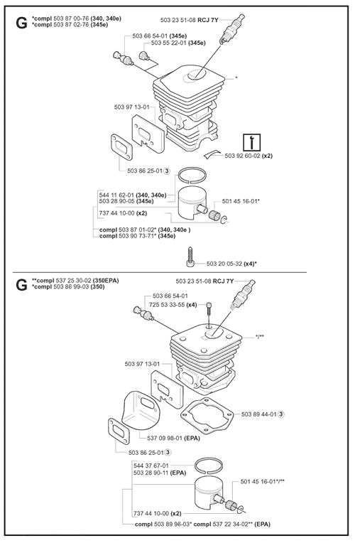 340-345-350   [350] ZYLINDERKOLBEN