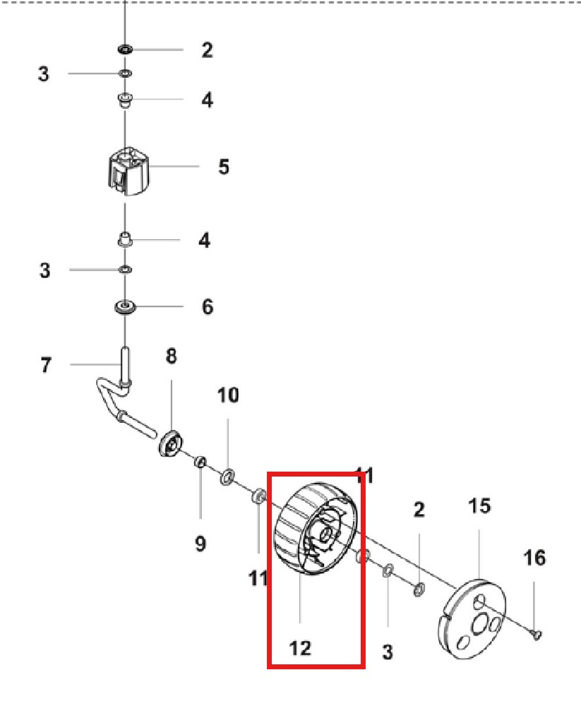 LAUFRAD INNEN, 100MM